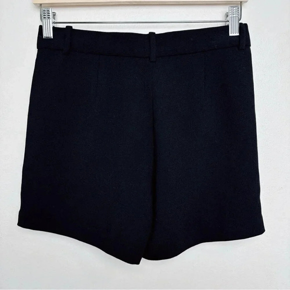J.crew Womens Size 00  Pleated Crepe Short In Black Color - Picture 10 of 10